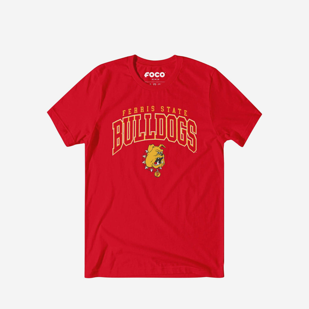 Ferris State Bulldogs Classic Logo T-Shirt FOCO Red S - FOCO.com