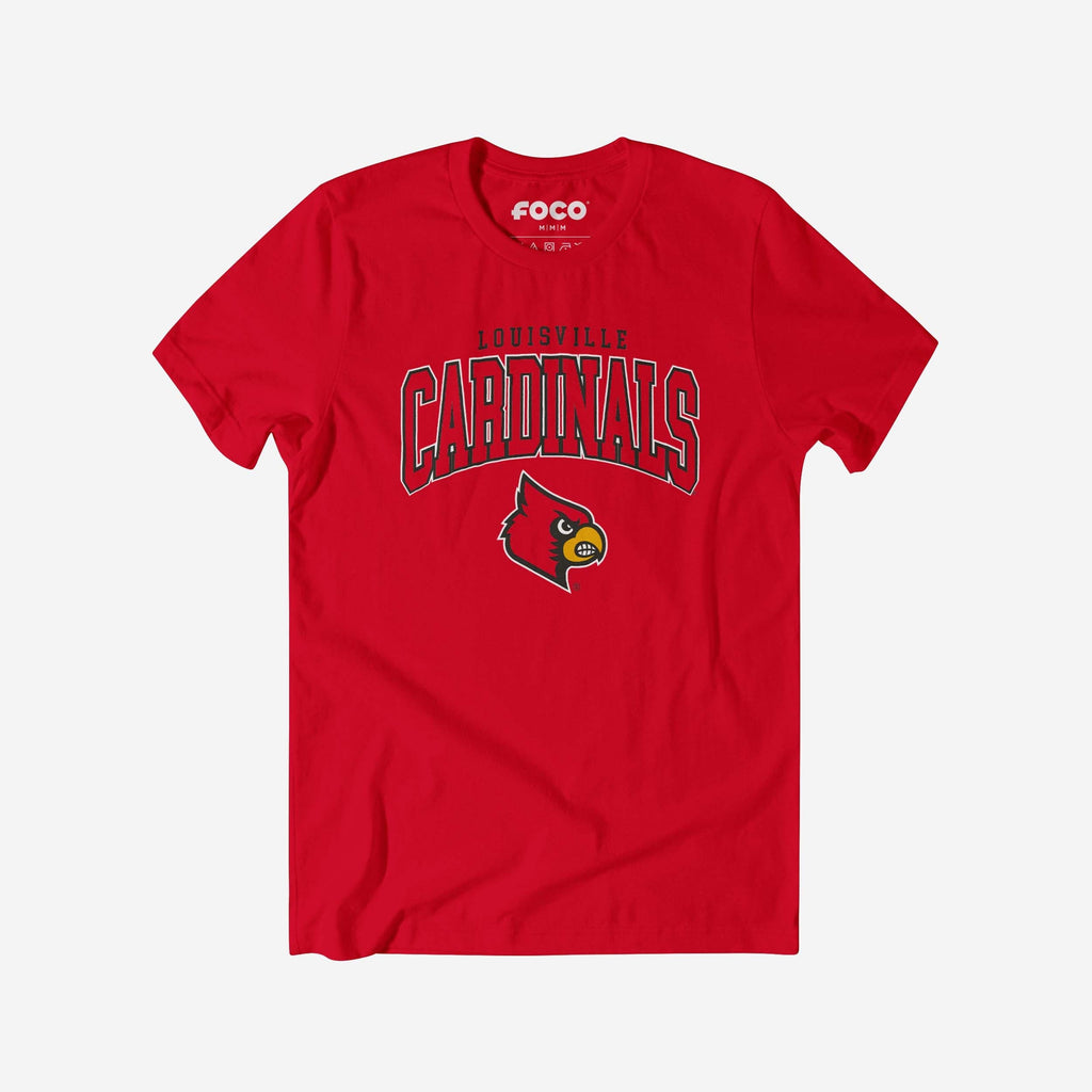 Louisville Cardinals Classic Logo T-Shirt FOCO Red S - FOCO.com