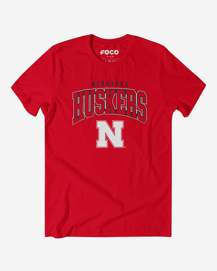 Nebraska Cornhuskers Classic Logo T-Shirt FOCO Red S - FOCO.com