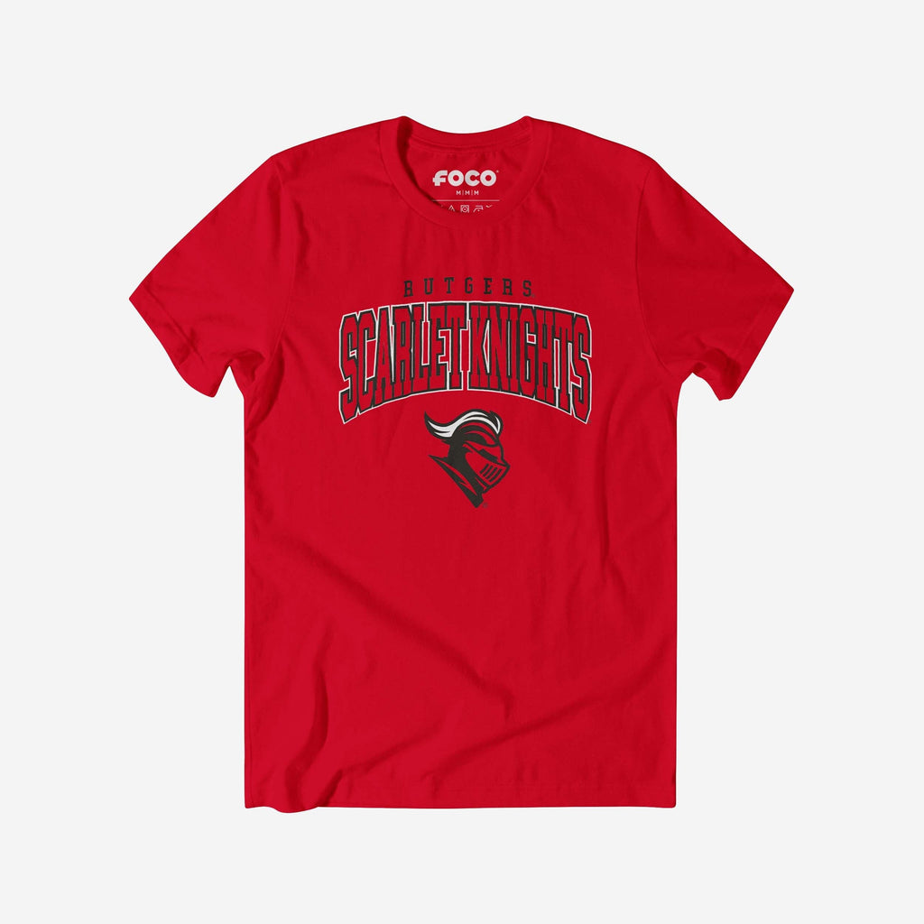 Rutgers Scarlet Knights Classic Logo T-Shirt FOCO Red S - FOCO.com