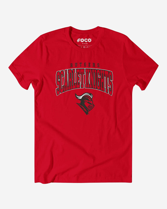 Rutgers Scarlet Knights Classic Logo T-Shirt FOCO Red S - FOCO.com