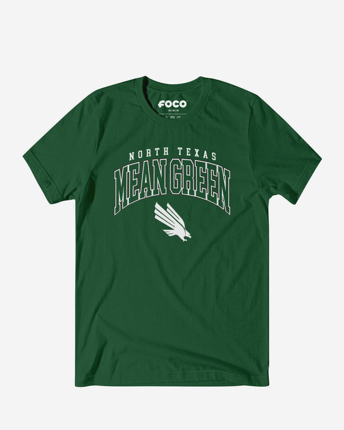 North Texas Mean Green Classic Logo T-Shirt FOCO Evergreen S - FOCO.com