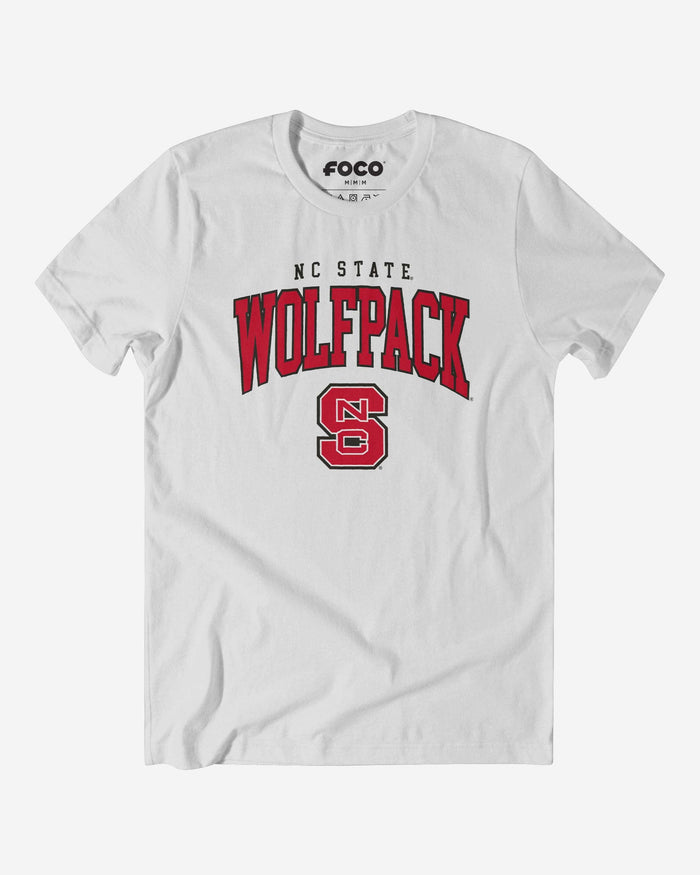 NC State Wolfpack Classic Logo T-Shirt FOCO White S - FOCO.com