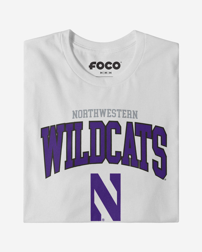 Northwestern Wildcats Classic Logo T-Shirt FOCO - FOCO.com