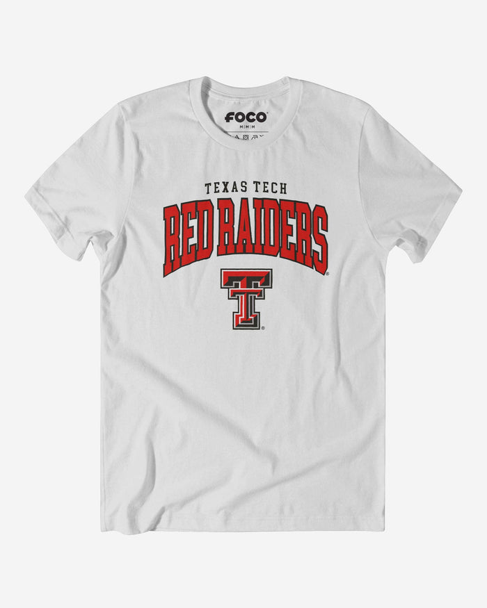 Texas Tech Red Raiders Classic Logo T-Shirt FOCO White S - FOCO.com