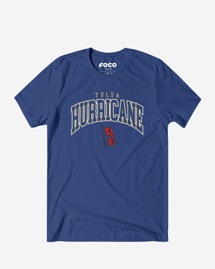 Tulsa Golden Hurricane Classic Logo T-Shirt FOCO True Royal S - FOCO.com
