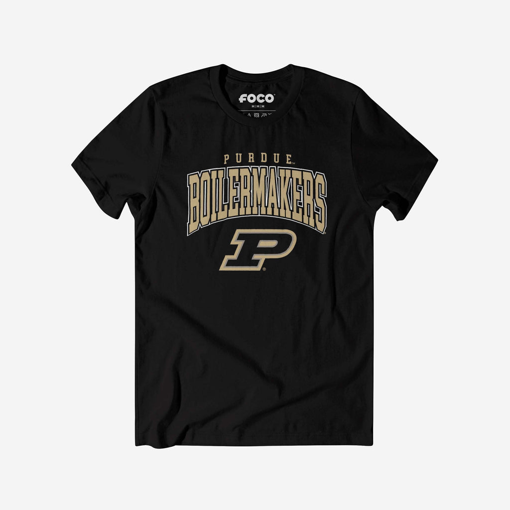 Purdue Boilermakers Classic Logo T-Shirt FOCO Black S - FOCO.com