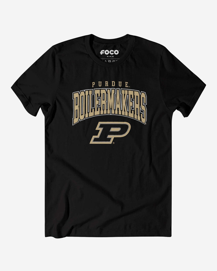 Purdue Boilermakers Classic Logo T-Shirt FOCO Black S - FOCO.com