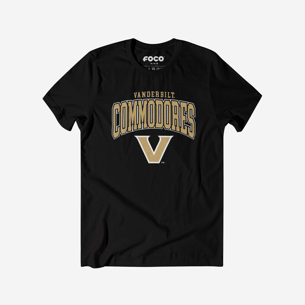 Vanderbilt Commodores Classic Logo T-Shirt FOCO Black S - FOCO.com