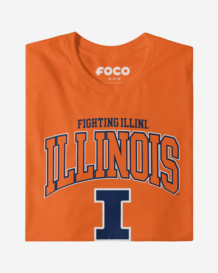 Illinois Fighting Illini Classic Logo T-Shirt FOCO - FOCO.com