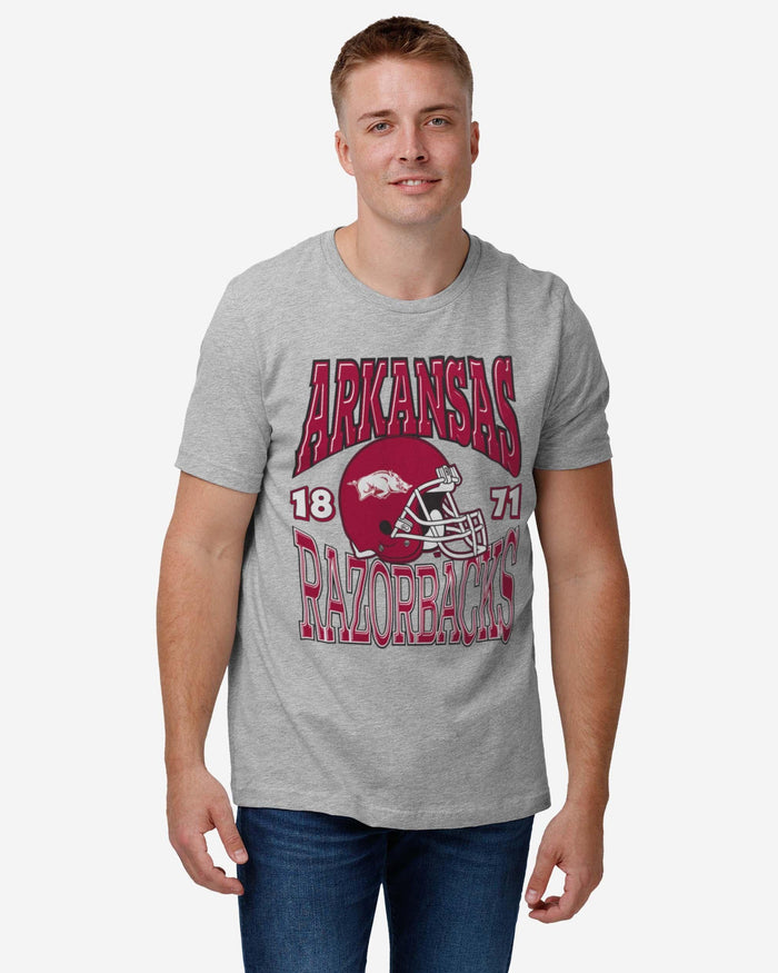 Arkansas Razorbacks Classic Team Helmet T-Shirt FOCO - FOCO.com