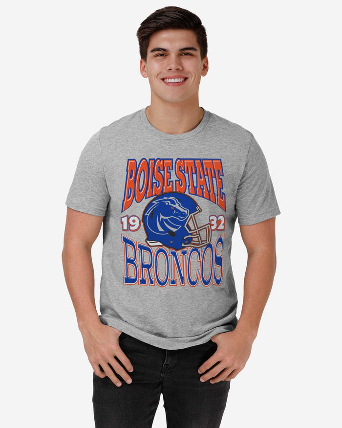 Boise State Broncos Classic Team Helmet T-Shirt FOCO - FOCO.com