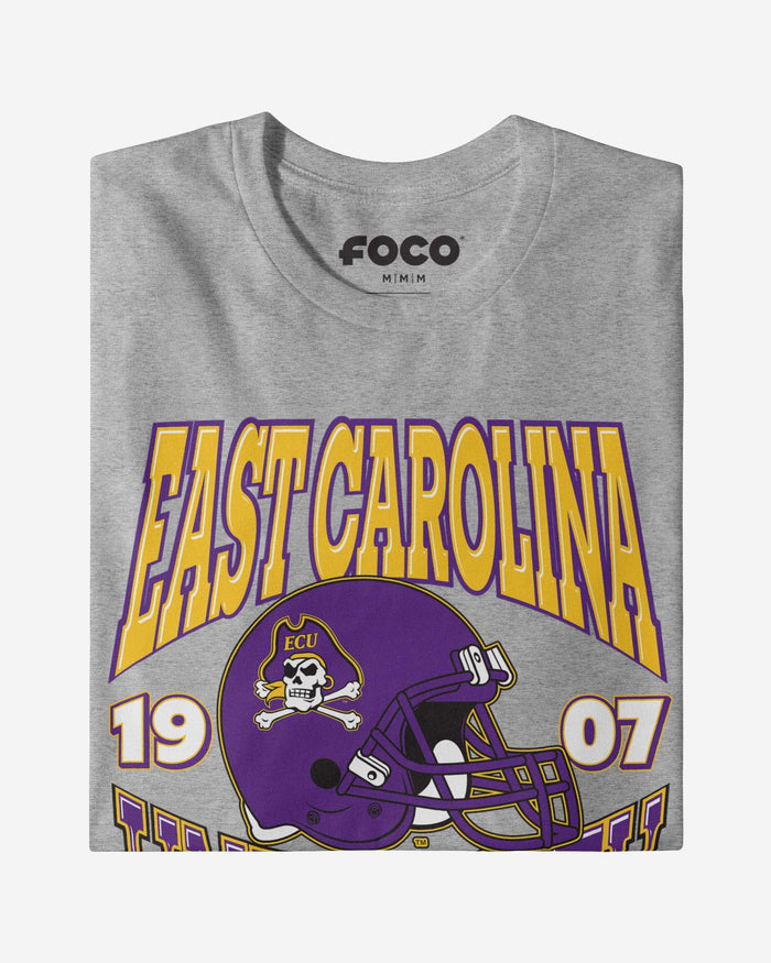 East Carolina Pirates Classic Team Helmet T-Shirt FOCO - FOCO.com