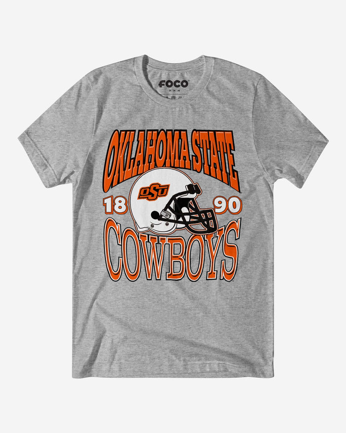 Oklahoma State Cowboys Classic Team Helmet T-Shirt FOCO S - FOCO.com