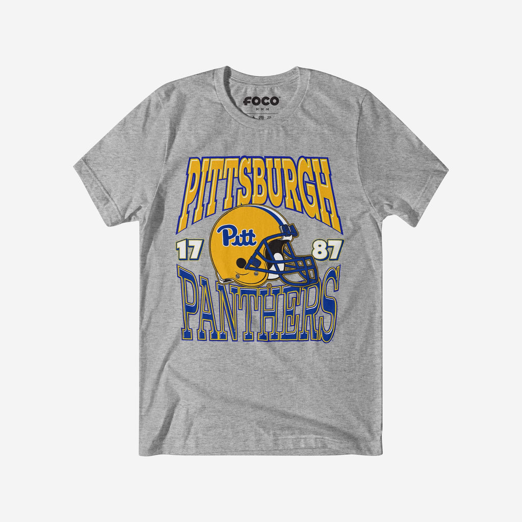 Pittsburgh Panthers Classic Team Helmet T-Shirt FOCO S - FOCO.com