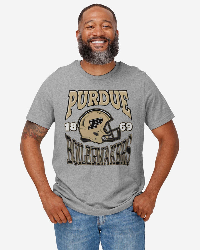 Purdue Boilermakers Classic Team Helmet T-Shirt FOCO - FOCO.com