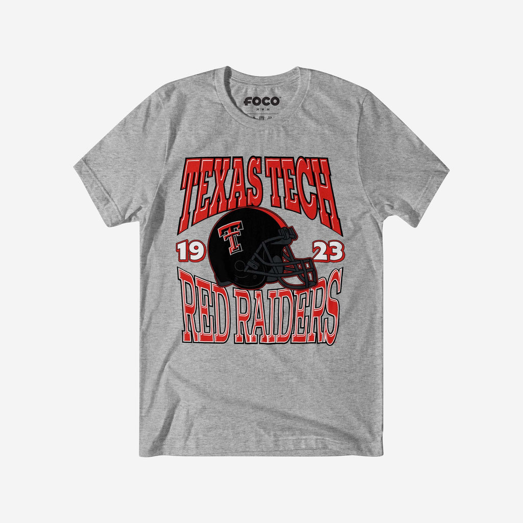 Texas Tech Red Raiders Classic Team Helmet T-Shirt FOCO S - FOCO.com