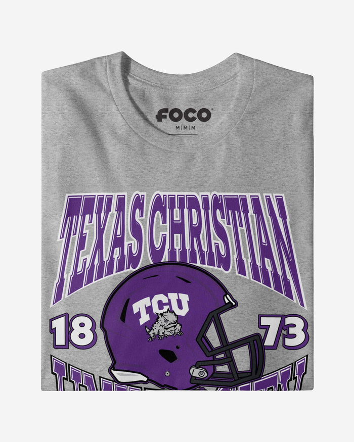 TCU Horned Frogs Classic Team Helmet T-Shirt FOCO - FOCO.com