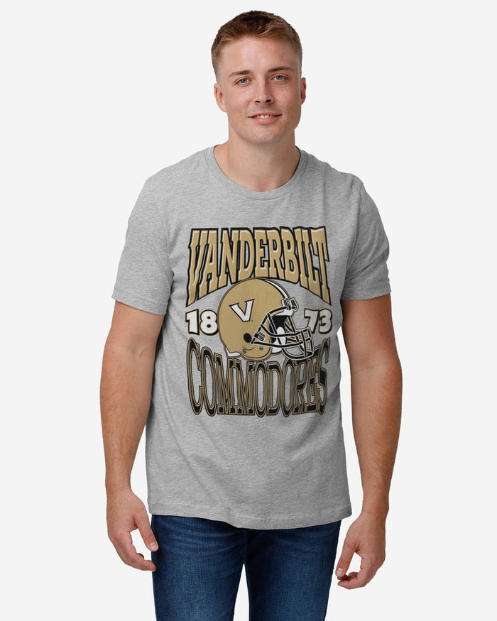 Vanderbilt Commodores Classic Team Helmet T-Shirt FOCO - FOCO.com