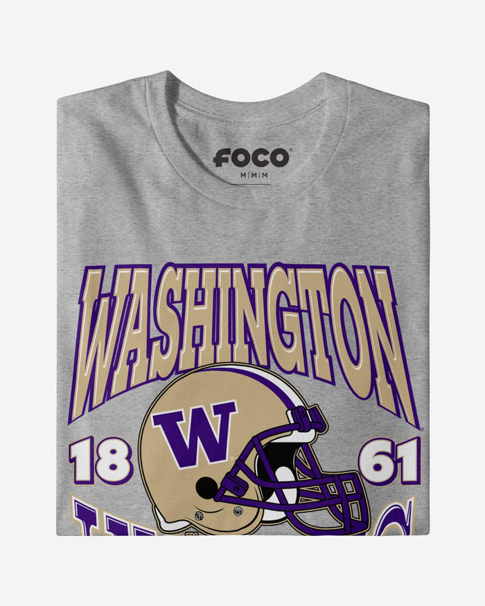 Washington Huskies Classic Team Helmet T-Shirt FOCO - FOCO.com