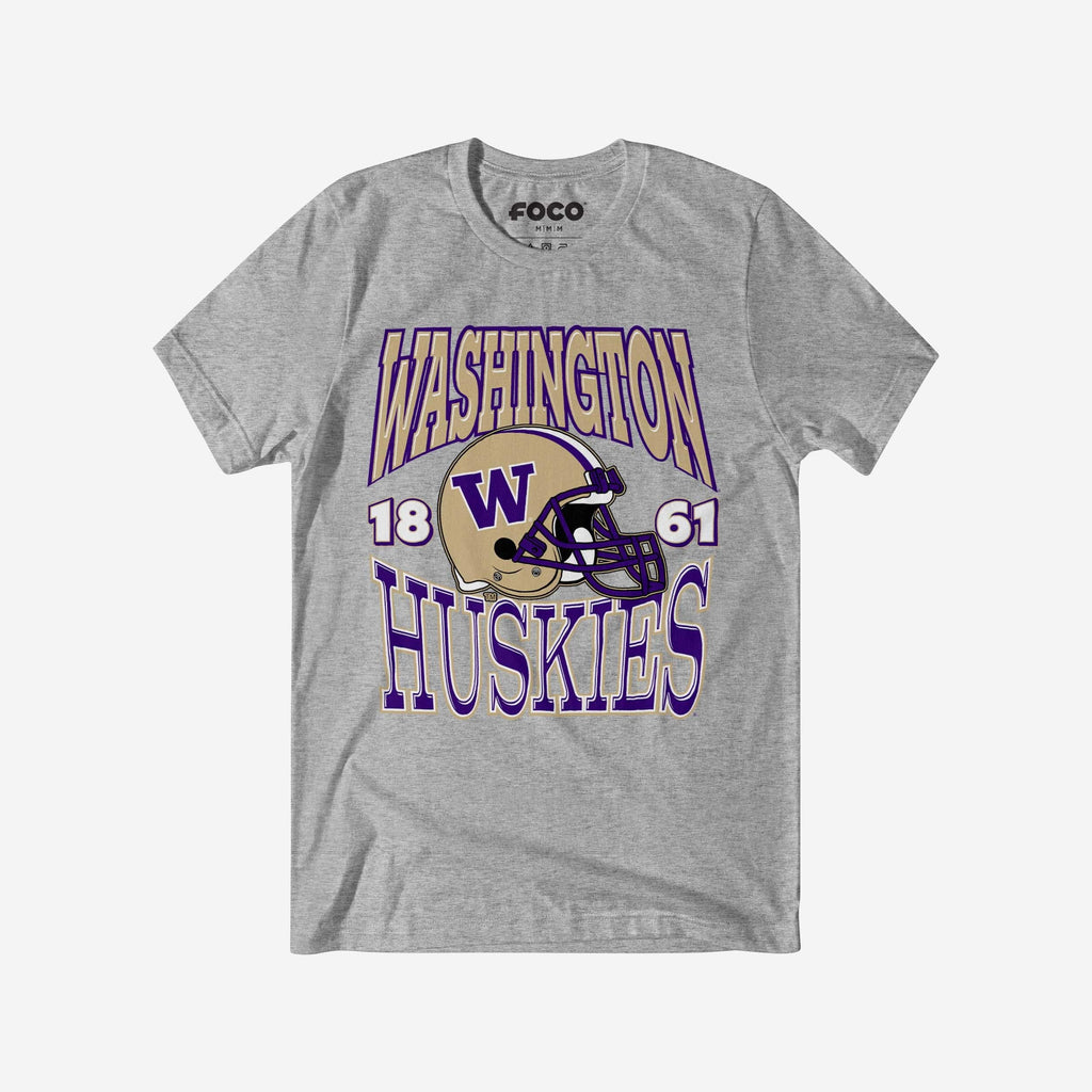 Washington Huskies Classic Team Helmet T-Shirt FOCO S - FOCO.com