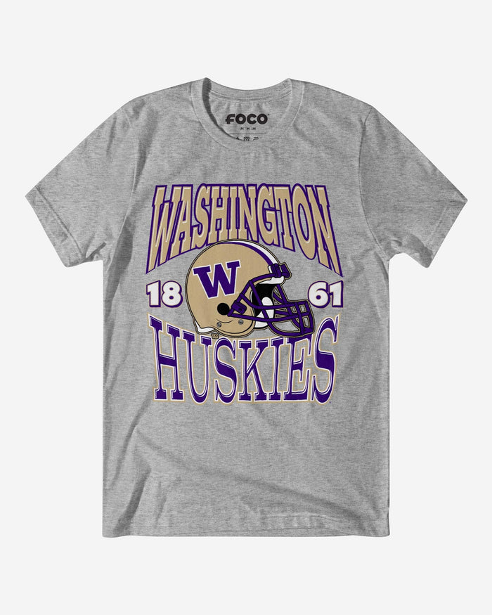 Washington Huskies Classic Team Helmet T-Shirt FOCO S - FOCO.com