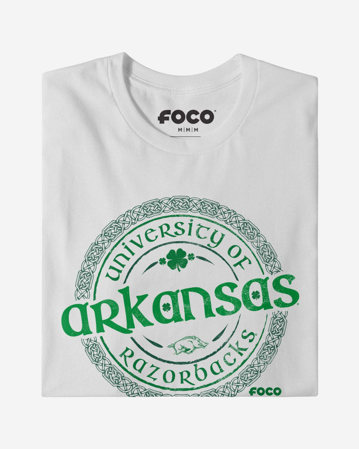 Arkansas Razorbacks Clover Crest T-Shirt FOCO - FOCO.com