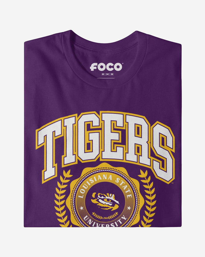 LSU Tigers Team Crest T-Shirt FOCO - FOCO.com