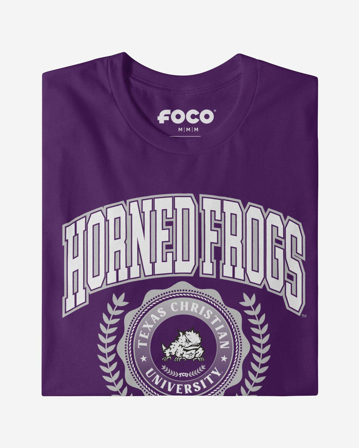 TCU Horned Frogs Team Crest T-Shirt FOCO - FOCO.com