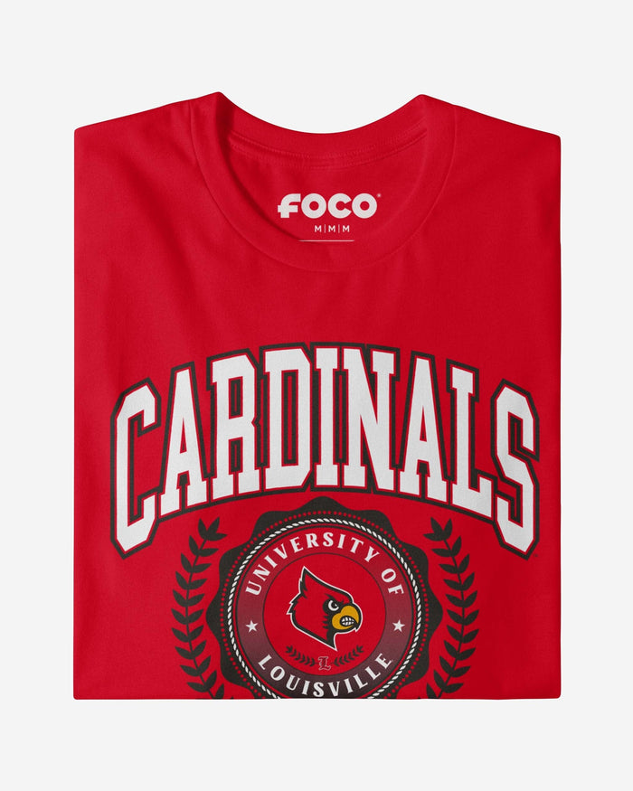 Louisville Cardinals Team Crest T-Shirt FOCO - FOCO.com