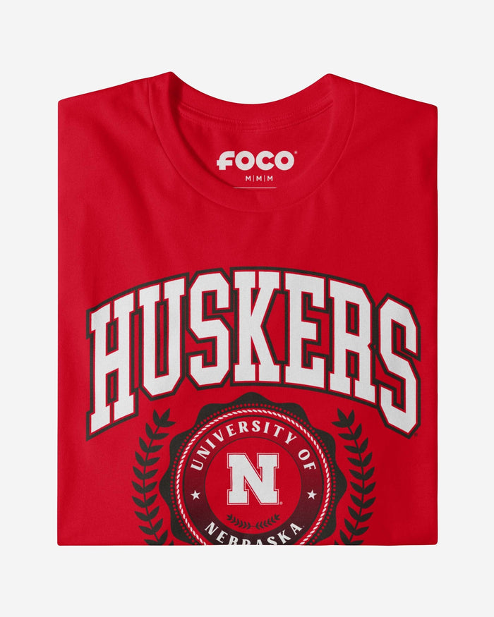 Nebraska Cornhuskers Team Crest T-Shirt FOCO - FOCO.com