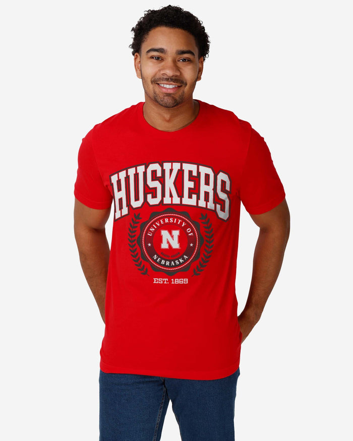 Nebraska Cornhuskers Team Crest T-Shirt FOCO - FOCO.com