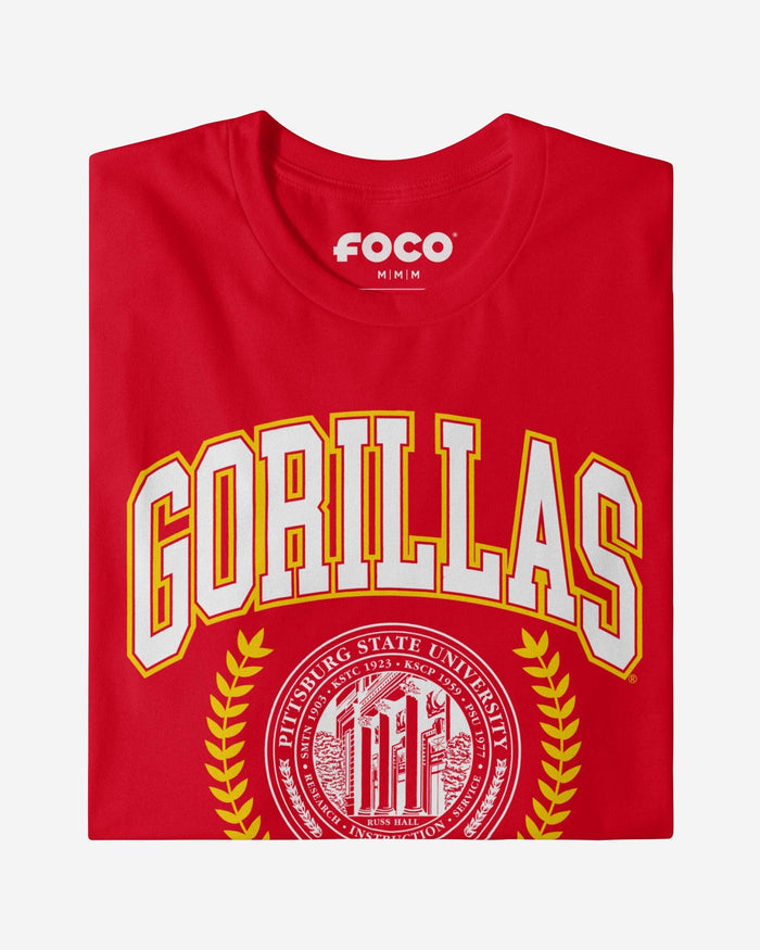 Pittsburg State Gorillas Team Crest T-Shirt FOCO - FOCO.com