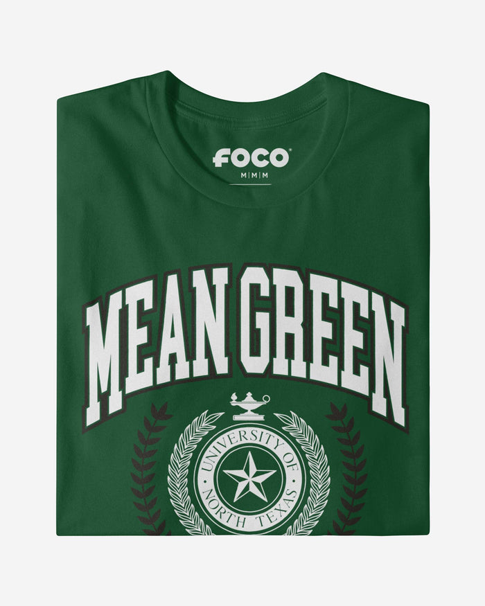 North Texas Mean Green Team Crest T-Shirt FOCO - FOCO.com