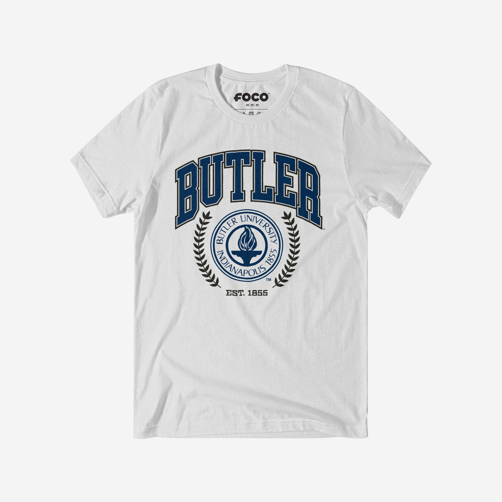 Butler Bulldogs Team Crest T-Shirt FOCO White S - FOCO.com