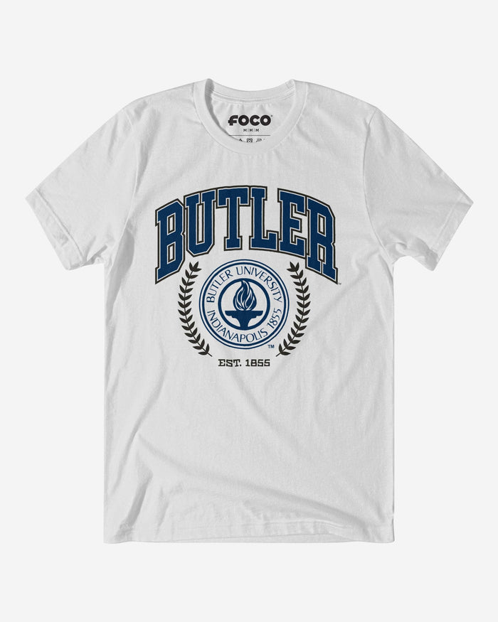 Butler Bulldogs Team Crest T-Shirt FOCO White S - FOCO.com