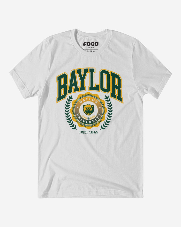 Baylor Bears Team Crest T-Shirt FOCO White S - FOCO.com