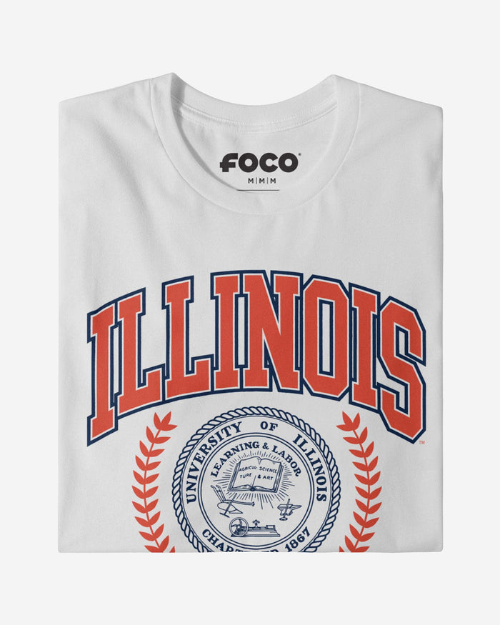 Illinois Fighting Illini Team Crest T-Shirt FOCO - FOCO.com