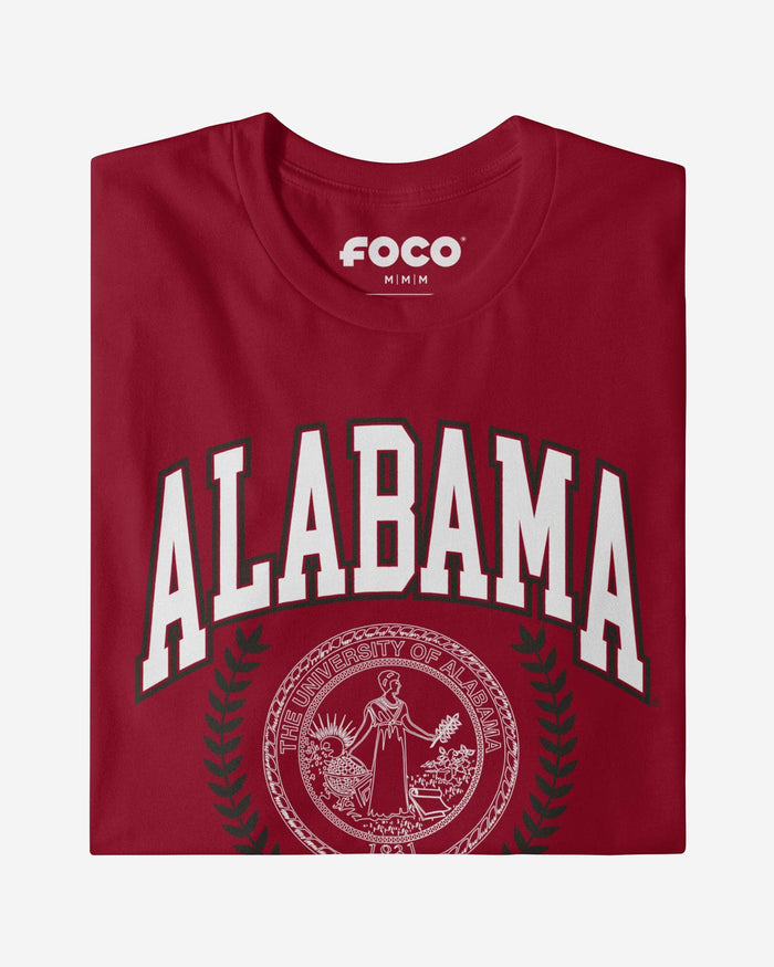 Alabama Crimson Tide Team Crest T-Shirt FOCO - FOCO.com