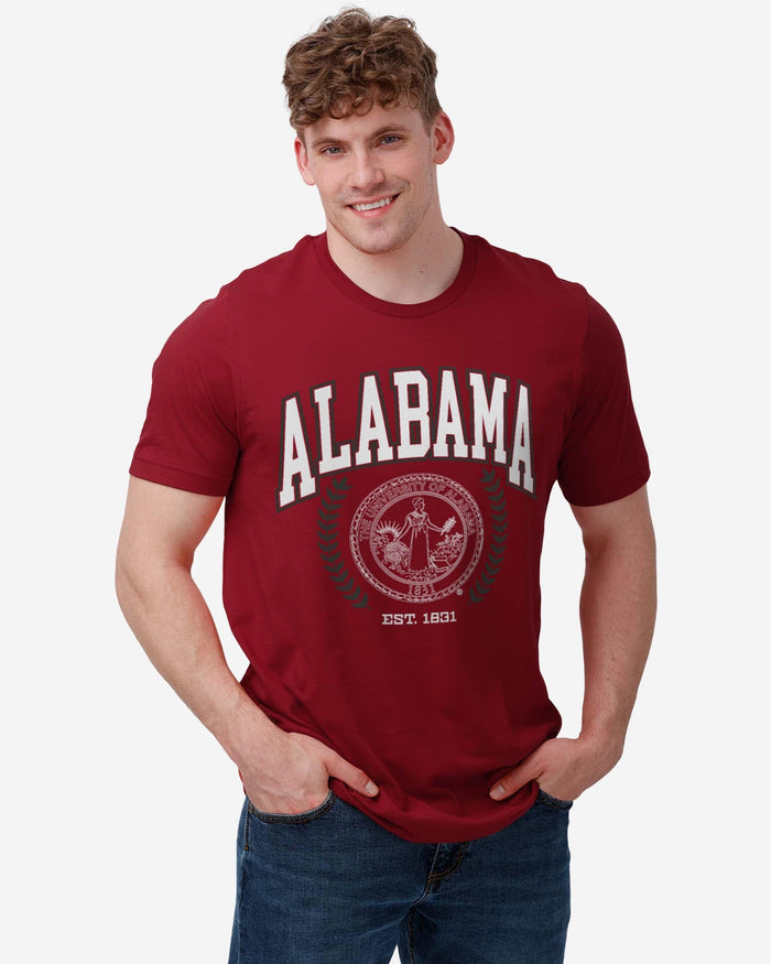 Alabama Crimson Tide Team Crest T-Shirt FOCO - FOCO.com