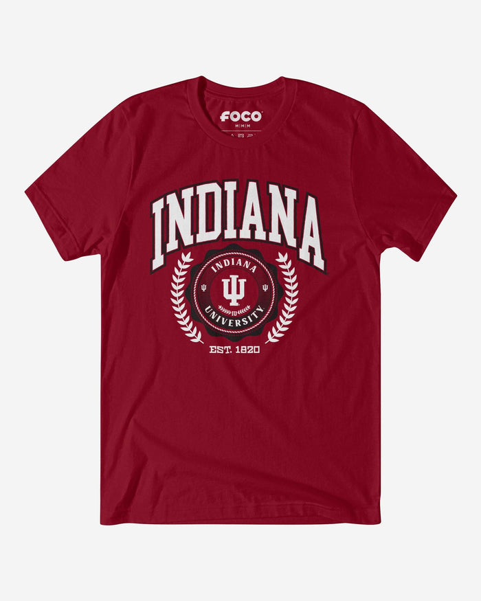 Indiana Hoosiers Team Crest T-Shirt FOCO Cardinal S - FOCO.com