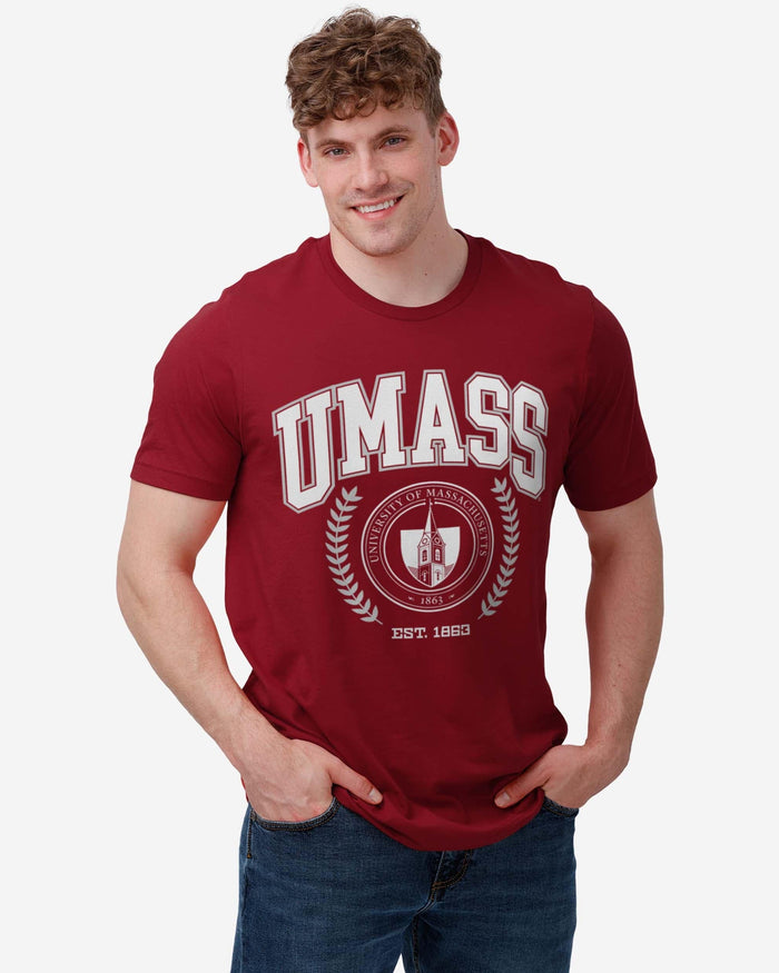 UMass Minutemen Team Crest T-Shirt FOCO - FOCO.com