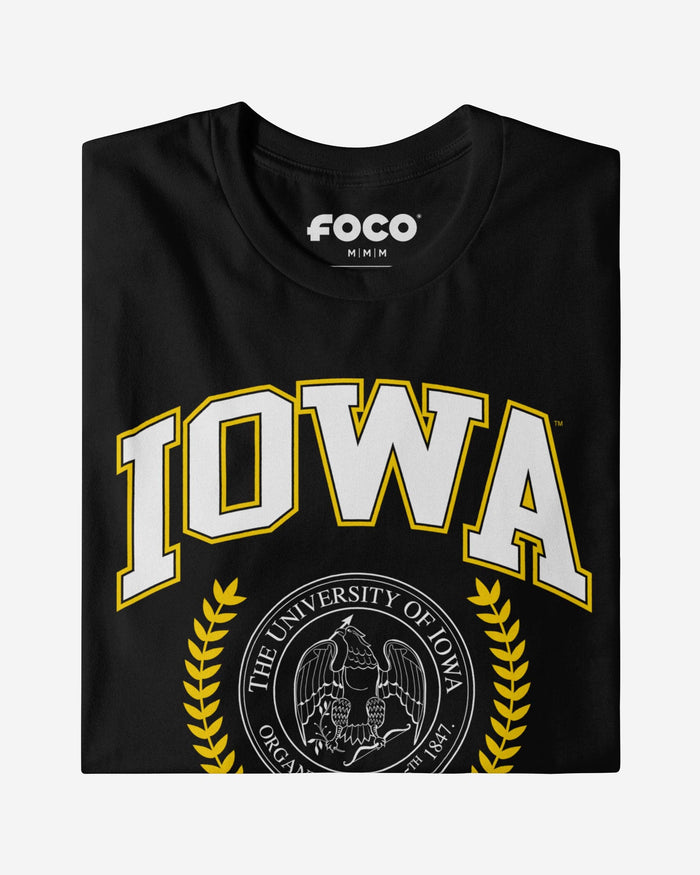 Iowa Hawkeyes Team Crest T-Shirt FOCO - FOCO.com