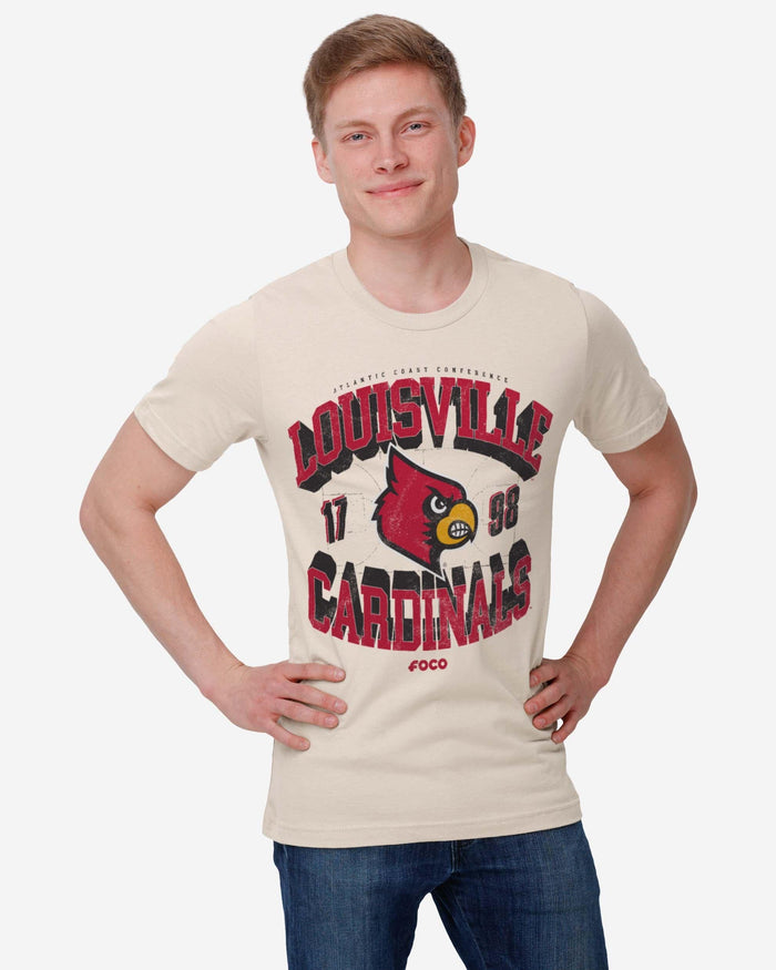 Louisville Cardinals Court Arched Wordmark T-Shirt FOCO - FOCO.com