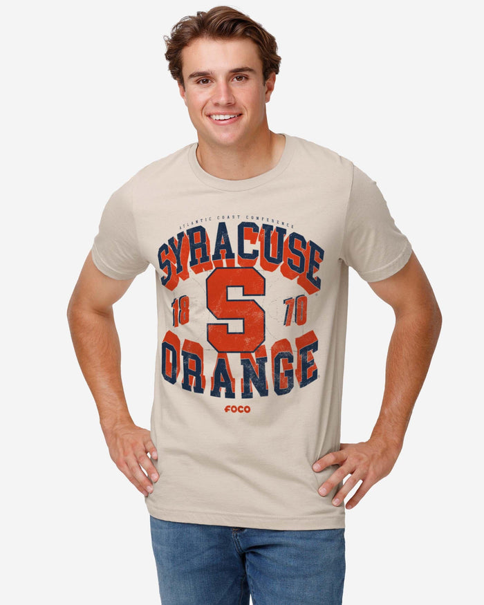 Syracuse Orange Court Arched Wordmark T-Shirt FOCO - FOCO.com