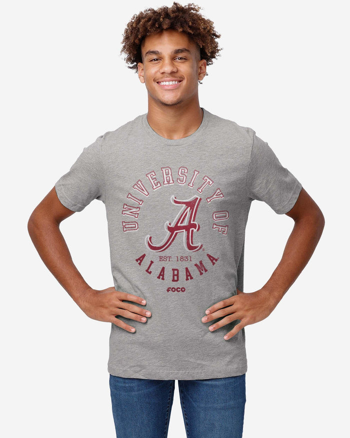 Alabama Crimson Tide Circle Vintage T-Shirt FOCO - FOCO.com