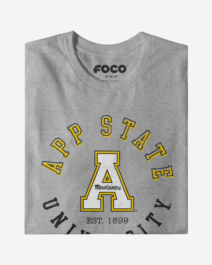 Appalachian State Mountaineers Circle Vintage T-Shirt FOCO - FOCO.com