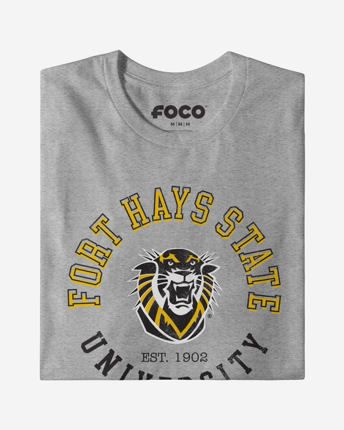 Fort Hays State Tigers Circle Vintage T-Shirt FOCO - FOCO.com
