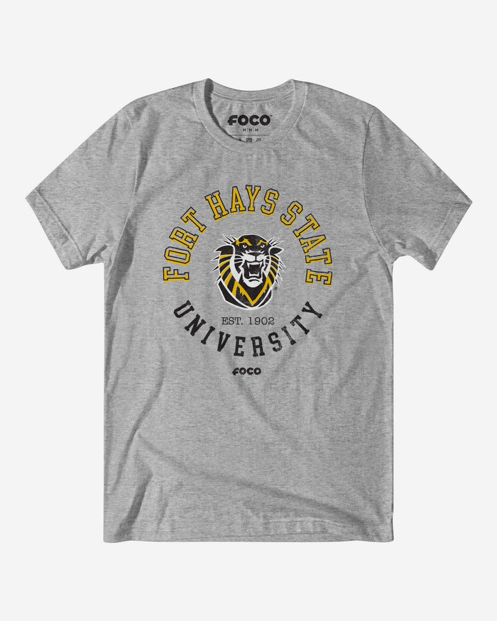 Fort Hays State Tigers Circle Vintage T-Shirt FOCO S - FOCO.com
