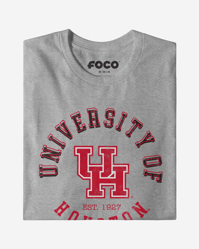 Houston Cougars Circle Vintage T-Shirt FOCO - FOCO.com